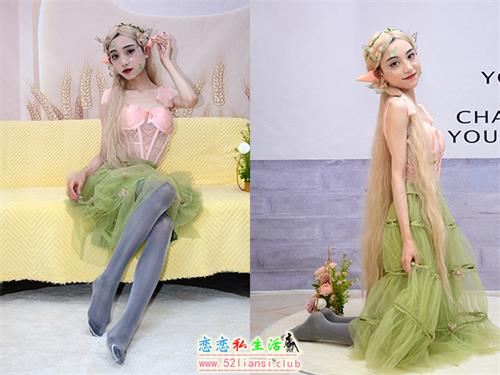 [初夏女神]245期 柒柒~《精灵之光》今日我就是夜空中的小精灵(带视频)【90P+1V/5.22G】