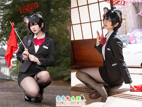 [美图精选]1637-屿鱼-蔚蓝档案 春日椿 导游【47P/134M】