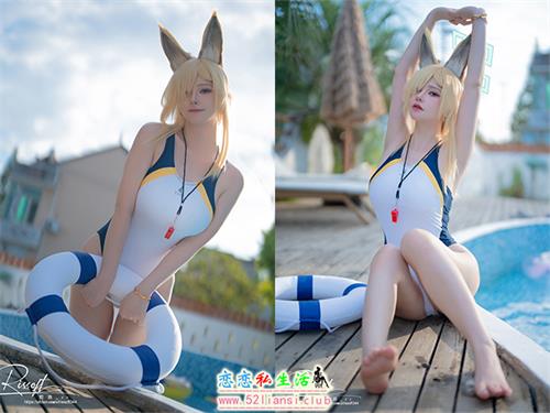 [美图精选]1642-前羽_rr-碧蓝档案 尾形康娜竞泳【53P/88M】