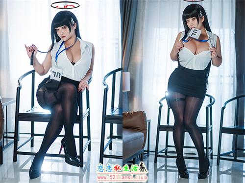 [美图精选]1681-洛璃 LoLiSAMA-蔚蓝档案 莉音【48P/150M】