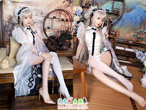 [美图精选]1698-源纱希喵喵喵-碧蓝航线 可畏 同人旗袍【25P/80M】