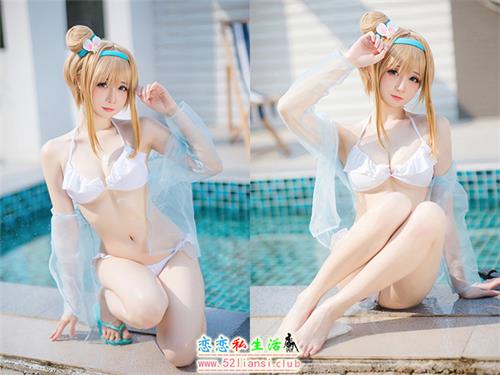 [美图精选]1711-焖焖碳-少女前线 索米 泳装【46P/84M】