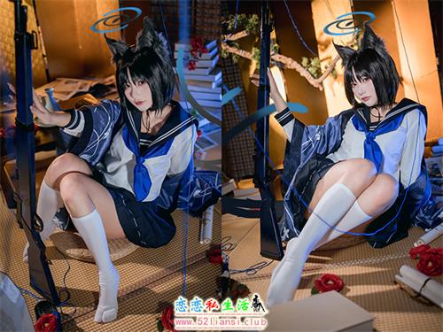 [美图精选]1713-是一只熊仔吗-蔚蓝档案 桐生桔梗【40P/100M】