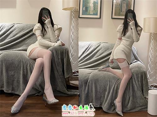 [精选资源]200-梦里一只喵-白色吊带袜【18P/42M】