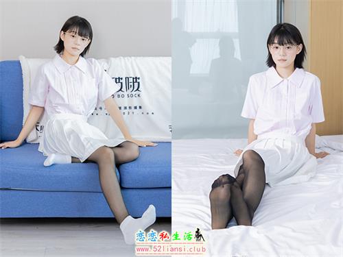 [袜啵啵] 449期 糯米-运动鞋、白棉袜、黑丝(带视频)【148P+1V/7.59G】