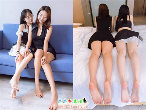 [袜啵啵] 464期 稚予果果-两双高跟鞋、肉丝-脚尖微加固款、裸足、裸足涂黑色指甲油(带视频)【135P+1V/5.37G】