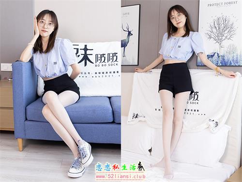 [袜啵啵] 467期 稚予-板鞋、白丝(带视频)【150P+1V/6.72G】