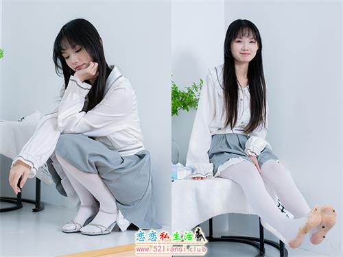 [袜啵啵] 468期 甜甜圈-高跟凉鞋、厚白丝、裸足、丝袜和裸足踩蓝莓剧情(带视频)【150P+1V/7.57G】