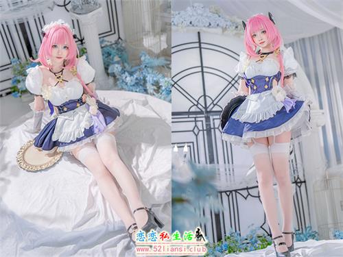 [美图精选]1768-大大卷卷小卷-崩坏3 爱莉希雅女仆【29P/100M】