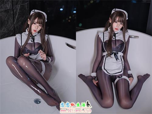 [轩萧学姐] NO.073 连体丝女仆【90P/368M】