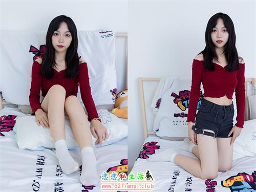 [物恋传媒] No.2253 纱纱-运动鞋、自然穿脏白棉袜(带视频)【155P+1V/3.81G】