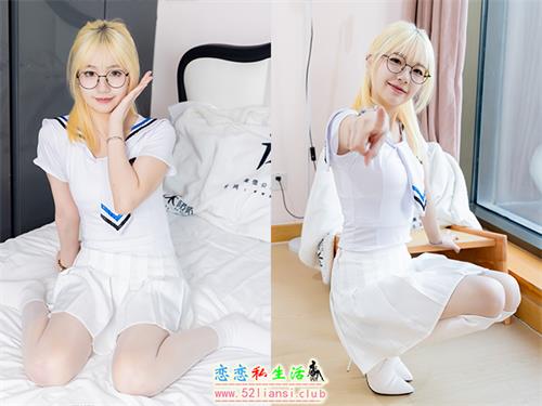 [袜啵啵] 495期 小甜豆-高跟长靴、白棉袜、薄白丝-脚尖加固款(带视频)【150P+1V/5.93G】