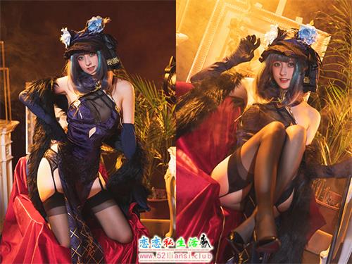 [美图精选]1843-冬马路纱-柴郡旗袍【44P/93M】