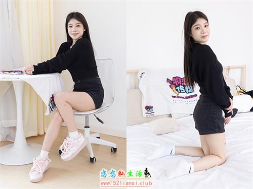 [物恋传媒] No.2286 闪闪-板鞋、两双自然穿脏白棉袜、皮筋绑脚老头乐和气垫梳挠脚剧情(带视频)【165P+1V/5.23G】