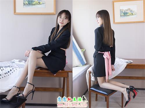 [袜啵啵] 506期 稚予-高跟鞋、高跟凉鞋、薄灰丝-脚尖加固款(带视频)【165P+1V/6.91G】