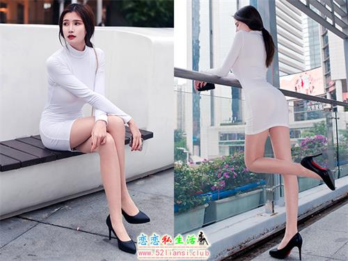 [魔镜街拍] 400-精选街拍-御风街拍-白色包臀裙肉丝婷婷(带视频)【420P+1V/2.5G】