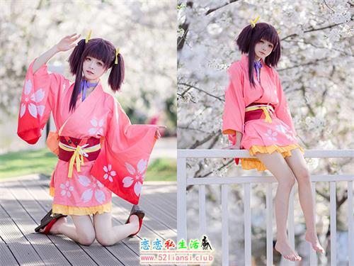 [美图精选]1875-九柒喵-甲铁城的卡巴内瑞 无名和服【34P/51M】