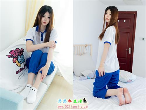 [物恋传媒] No.2301 曲奇-板鞋、白短棉袜、裸足、校服(带视频)【150P+1V/3.4G】