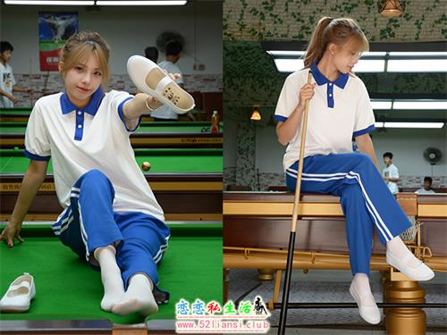 [初夏女神]282期 番茄~【你好台球】灯光就位，动作就位，球杆就位(带视频)【100P+1V/3.83G】