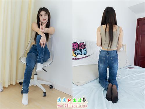 [物恋传媒] No.2303 闪闪-帆布鞋、短黑丝-脚尖加固款、自然穿着白棉袜、裸足(带视频)【168P+1V/6.75G】