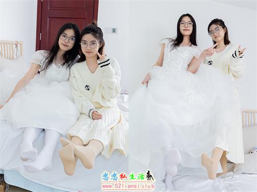 [物恋传媒] No.2308 茯苓&欢欢-高跟鞋、马丁靴、厚白丝、厚肉丝、瑜伽动作、挠脚剧情、婚纱(带视频)【154P+2V/5.69G】