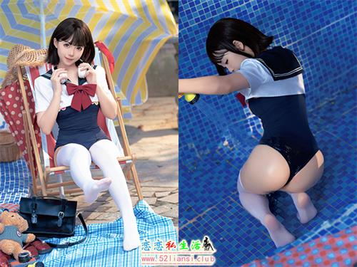 [美图精选]1891-Bangni邦尼-反差JK泳装【54P/83M】