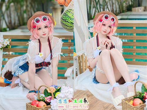 [美图精选]1924-焖焖碳-明日方舟 澄闪泳装【22P/29M】