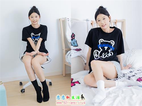 [物恋传媒] No.2324 小竹-匡威帆布鞋、白棉袜、黑棉袜(带视频)【166P+1V/4.78G】