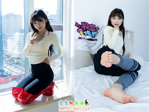 [物恋传媒] No.2326 泡泡-高跟长靴、白棉袜、裸足(带视频)【184P+1V/4.54G】