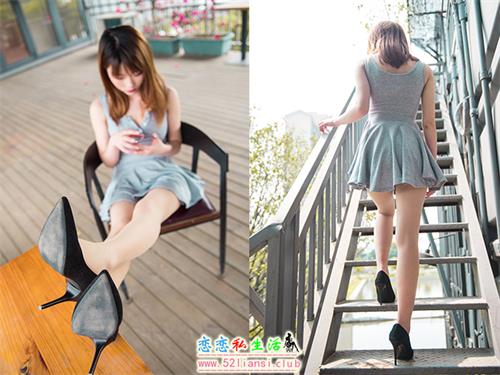 [魔镜街拍] 429-精选街拍-DK街拍-轻水阳光青春紧致肉丝高跟气质美女【230P/420M】