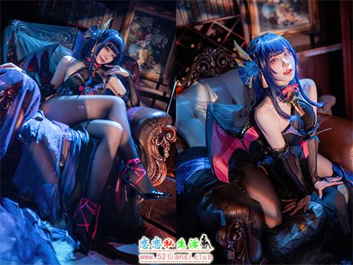 [美图精选]1941-安食Ajiki-原神 雷电将军魅魔【35P/68M】