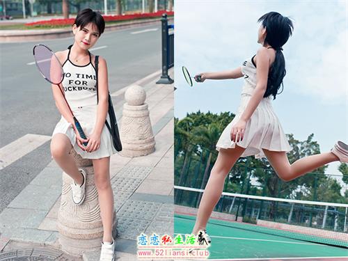 [魔镜街拍] 433-精选街拍-御风街拍-萌宝儿逗比丝足打羽毛球(带视频)【340P+1V/1.73G】