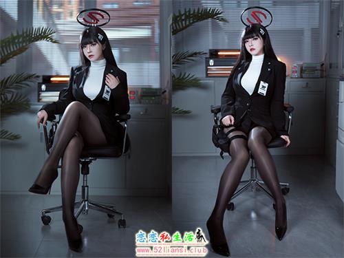 [美图精选]1963-半半子-碧蓝档案 调月莉音【60P/110M】