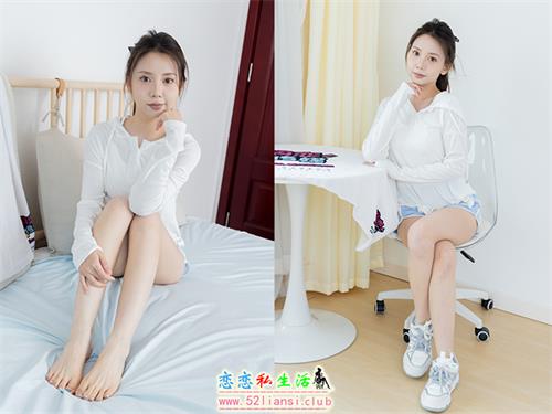 [物恋传媒] No.2348 小曦-板鞋、白棉袜、裸足(带视频)【155P+1V/3.44G】