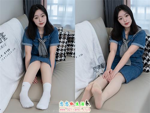 [甜予摄影] NO.151 小葵-板鞋、白棉袜、薄肉丝(带视频)[130P+2V/9.77G]