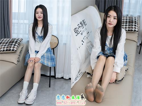 [甜予摄影] NO.154 澜澜-帆布鞋、白棉袜、薄灰丝、跺脚抖腿剧情(带视频)[129P+2V/10.3G]