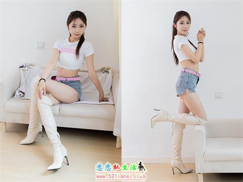 [物恋传媒] No.2366 泡泡-高跟长靴、薄肉丝（脚尖透明款）、裸足（红色指甲油）(带视频)【155P+1V/3.28G】