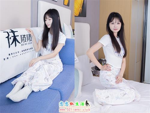 [袜啵啵]NO.550 甜甜圈-板鞋自然穿脏白棉袜(带视频)[148P+1V/5.9G]