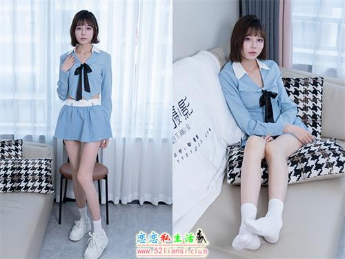 [甜予摄影] NO.164 珞珞-板鞋、白棉袜、裸足(带视频)[130P+2V/9.85G]