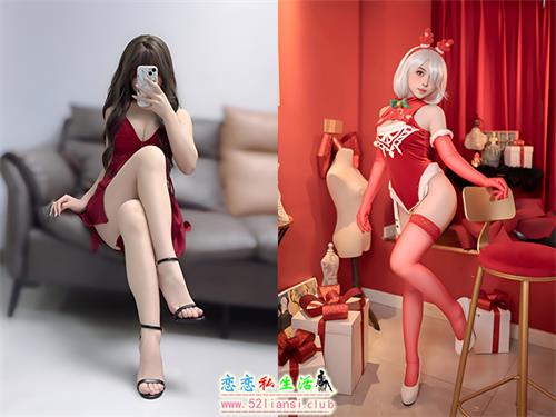 [美图精选]2029-Bangni邦尼-圣诞尼尔 红裙御姐【109P/141M】