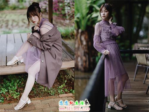 [街拍丝足]540-长腿美模 畊畊 - 花园【142P/452M】