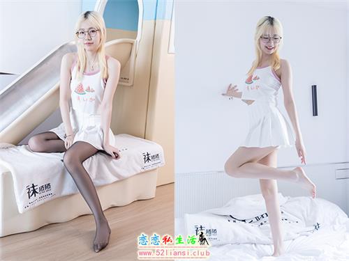 [袜啵啵]NO.558 小甜豆-帆布鞋、黑丝、裸足(带视频)[155P+1V/5.27G]