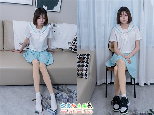 [甜予摄影] NO.182 珞珞-板鞋、白棉袜、厚肉丝、小人国剧情(带视频)[134P+2V/10.5G]