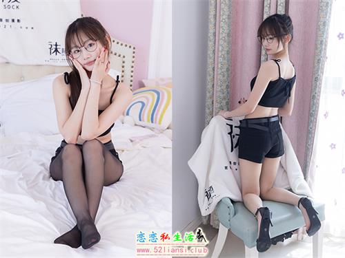 [袜啵啵]NO.565 甜甜圈-高跟鞋、薄黑丝-脚尖微加固款(带视频)[150P+1V/5.45G]