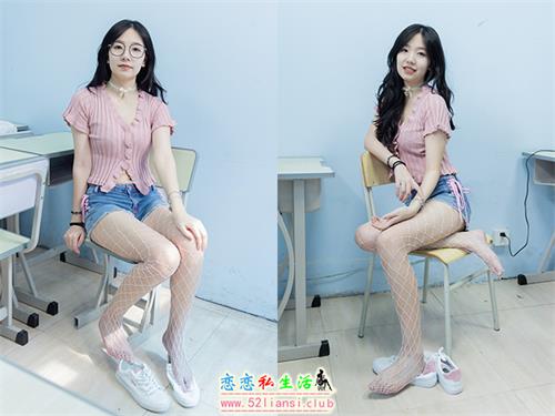 [袜啵啵]NO.566 小甜豆-高跟鞋、板鞋、白网袜、白蕾丝袜、校服外套、可拆卸牛仔裤、裤里丝(带视频)[146P+1V/9.48G]