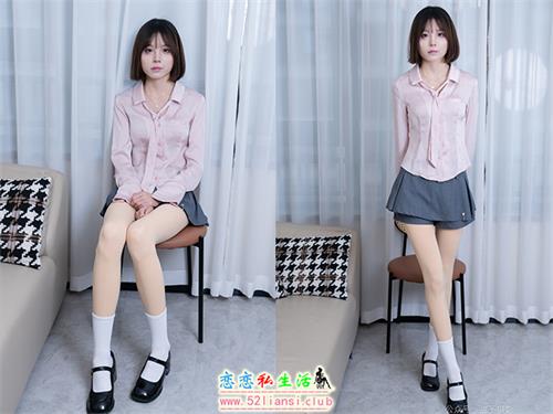 [甜予摄影] NO.185 珞珞-皮鞋、白棉袜、厚肉丝(带视频)[130P+2V/9.86G]