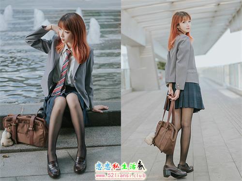 [美图精选]2071-祖木子-JK黑丝【21P/55M】