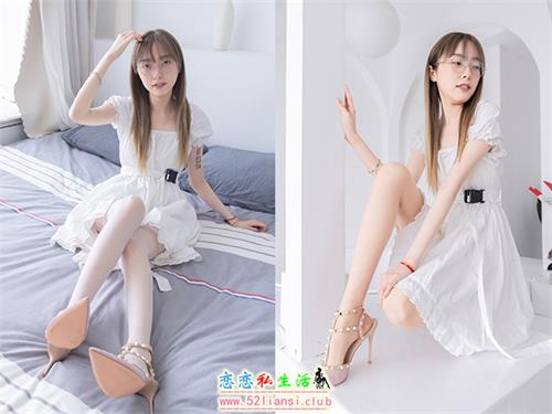 [袜啵啵]NO.571 稚予-高跟鞋、薄肉丝、大腿薄白丝(带视频)[140P+1V/5.77G]