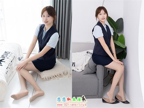 [袜啵啵]NO.575 香菜-平底鞋、薄灰丝、银行制服(带视频)[176P+1V/7.98G]