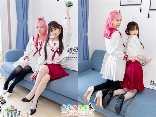 [袜啵啵]NO.576 小甜豆甜甜圈-高跟鞋、厚黑丝、油亮薄白丝、裸足(带视频)[197P+1V/8.76G]